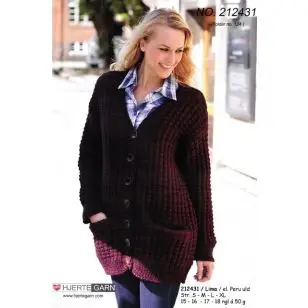 212431 Trøje m/lommer - Pind 4-4½