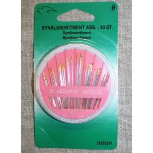 Roset med ass. håndnåle - synåle - 