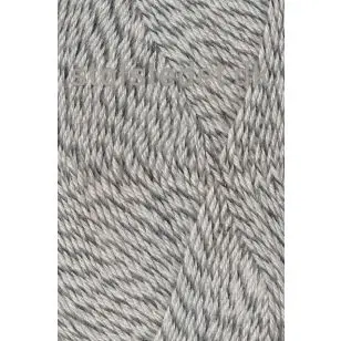 Sock 4 strømpegarn meleret knækket hvid lysegrå - P: 2½-3 - Sock 4 strømpegarn