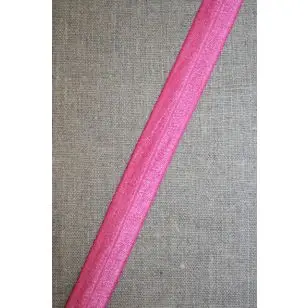 Foldeelastik pink - Foldeelastik, foldebånd, uldbånd