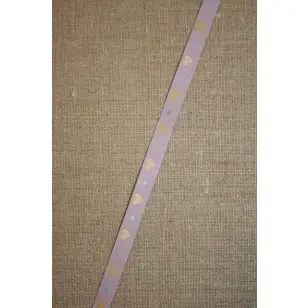 Bånd med hjerter lilla-gul-lyseblå - Børnebånd