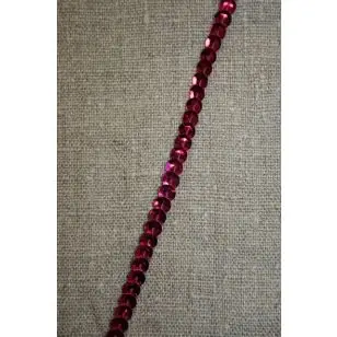 Pallietbånd pink - Palliet-, Frynse-, Pomponbånd