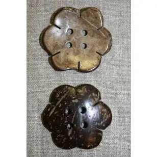 Kokosknap 45 mm. blomst - 