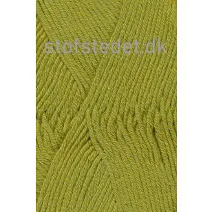 Merino Cotton - Uld/bomuld i Lime - P: 3½-4 - Merino Cotton