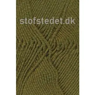 Merino Cotton - Uld/bomuld i Army - P: 3½-4 - Merino Cotton