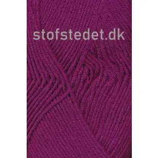 Merino Cotton - Uld/bomuld i mørk cerisse - P: 3½-4 - Merino Cotton