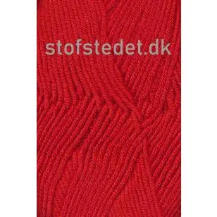 Hjertegarn | Merino Cotton - Uld/bomuld i Rød - P: 3½-4 - Merino Cotton