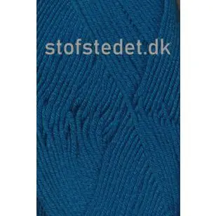 Hjertegarn | Merino Cotton i Petrol/blå - P: 3½-4 - Merino Cotton