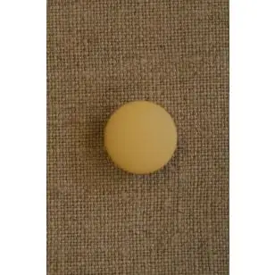 Rund gul knap 15 mm. - Knapper Grøn, gul og orange