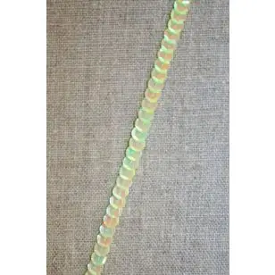 Pallietbånd lys lime - Palliet-, Frynse-, Pomponbånd