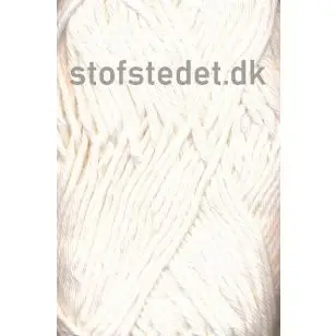 Cotton 8/8 Hjertegarn i Off-white - P: 4½ - Cotton 8/8 Hjertegarn