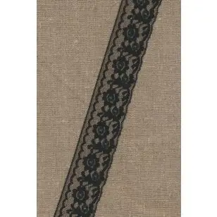 Nylonblonde sort 40 mm. - Blonder