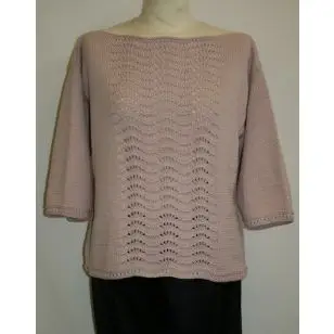 Bluse model Paola strikket i Alicante / Arezzo Lin - Inspiration strik