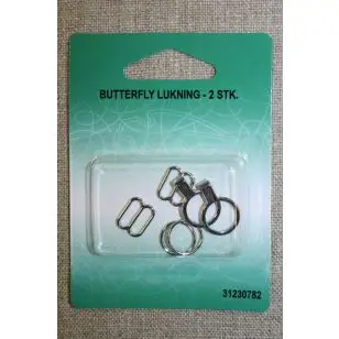 Butterfly lukning 2 stk. - 