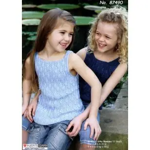 87490 Pigevest/top - Pind 4-4½