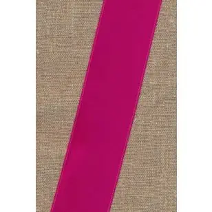 Satinbånd mørk pink 40 mm - 