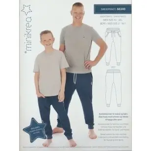 66340 Minikrea Sweatpants dreng/herre - Symønstre