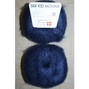 Silk Kid Mohair marine blå - P: 3-5 - Silk Kid Mohair