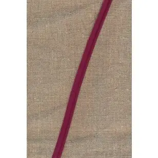 Paspoil-/piping bånd i bomuld, vinrød - Pipingbånd