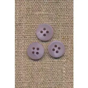 4-huls knap lyselilla meleret, 11 mm. - Knapper Rød/lyserød/lilla