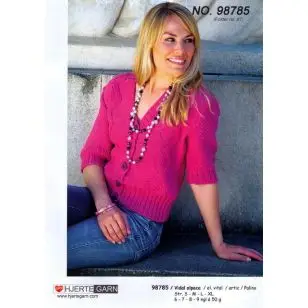 98785 Kortærmet trøje - Pind 3-3½