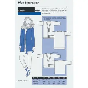 Onion 9014 Plus -Kimono - Jakke, anorak og cardigan