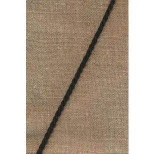 Snoet silke-snor 3,5 mm. i sort - 