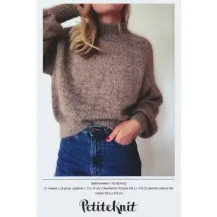 Ballonsweater - PetiteKnit strikkeopskrift - PetiteKnit