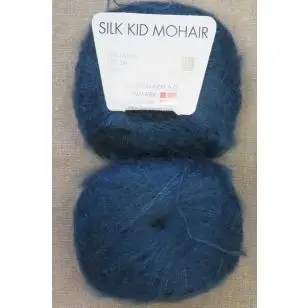 Silk Kid Mohair petrol-blå - P: 3-5 - Silk Kid Mohair