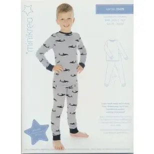 33470 Minikrea Nattøj - Snitmønstre Minikrea