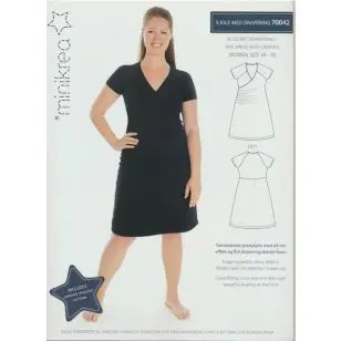 70042 Minikrea Kjole med drapering - Snitmønstre Minikrea
