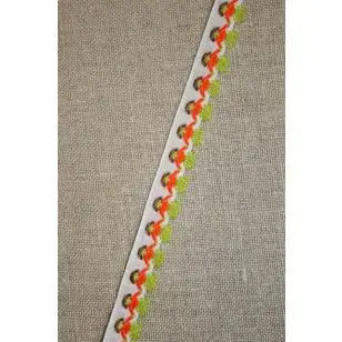 Bånd i hvid med piger - Børnebånd