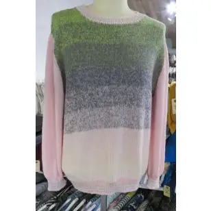 Bluse strikket i Rainbow Cotton - Inspiration strik