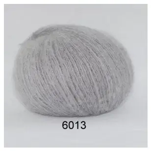 Hjerte Light Mohair fv. 6013 i lysegrå - P: 5-6 - Hjerte Light Mohair