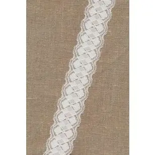 Strækblonde 40 mm. hvid - 