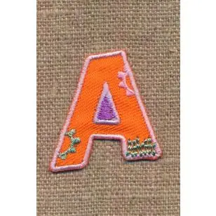 A - Bogstaver til påstrygning - Strygemærker og Motiver