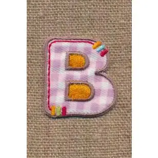 B - Bogstaver til påstrygning - Motiver med bogstaver og tal