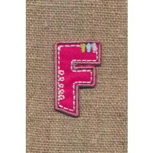 F - Bogstaver til påstrygning - Motiver med bogstaver og tal