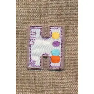 H - Bogstaver til påstrygning - 