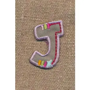 J - Bogstaver til påstrygning - Motiver med bogstaver og tal