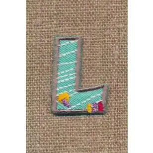 L - Bogstaver til påstrygning - 