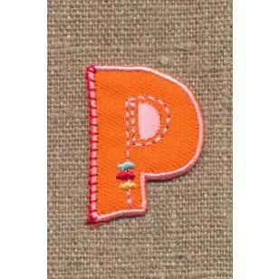 P - Bogstaver til påstrygning - Motiver med bogstaver og tal