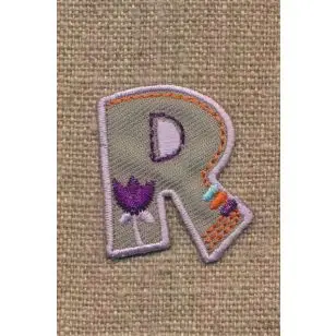 R - Bogstaver til påstrygning - Strygemærker og Motiver