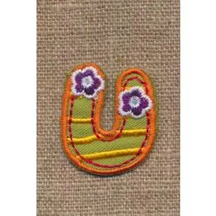 U - Bogstaver til påstrygning - Motiver med bogstaver og tal