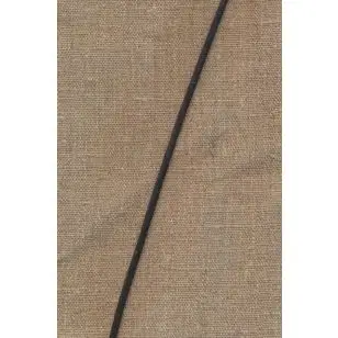 Lædersnor 2,3 mm. sort - Anoraksnor