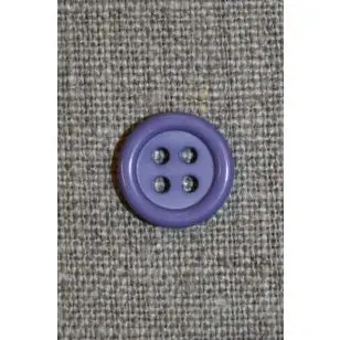 Lavendel 4-huls knap, 13 mm. - Knapper Rød/lyserød/lilla