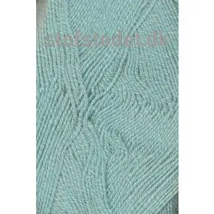 Lana Cotton 212- Uld-bomuld i meleret Lys Aqua - P: 3-3½ - Lana 212 Uld/Bomuld