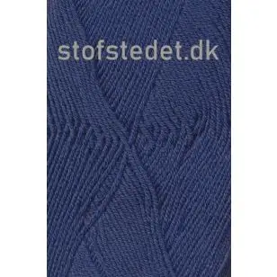 Lana Cotton 212- Uld-bomuld i Denimblå - P: 3-3½ - Lana 212 Uld/Bomuld