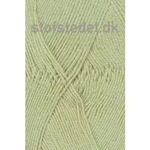 Lana Cotton 212- Uld-bomuld i Lysegrøn - P: 3-3½ - Lana 212 Uld/Bomuld