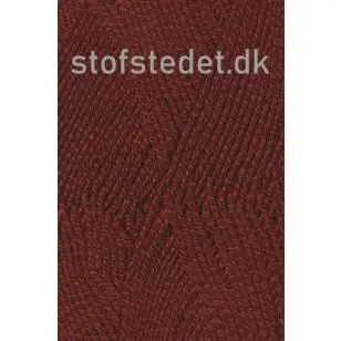 Lana Cotton 212- Uld-bomuld i Meleret Rødbrun - P: 3-3½ - Lana 212 Uld/Bomuld
